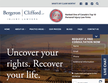 Tablet Screenshot of bergeronclifford.com